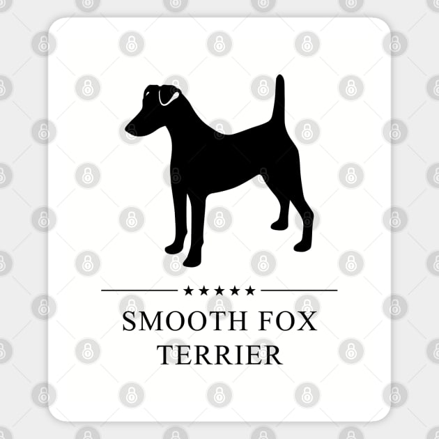 Smooth Fox Terrier Black Silhouette Sticker by millersye